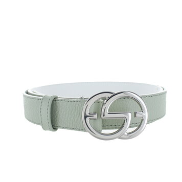 H.A.N. ChloÃ«  | Leren damesriem 3cm | Mintgroen