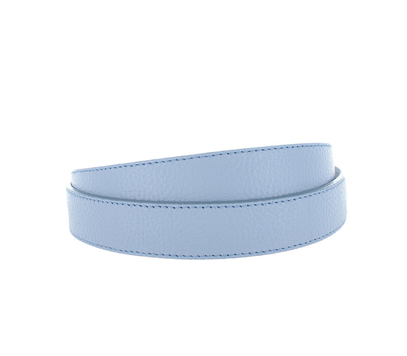 Chloé  | Leren damesriem 3cm | Lichtblauw