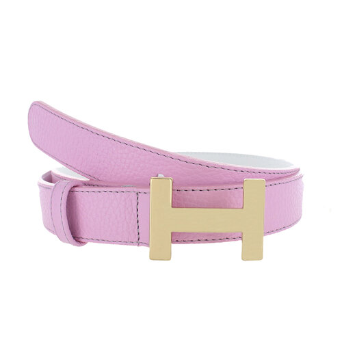  H.A.N. Madeleine | Lederen damesriem 3cm | Rose 