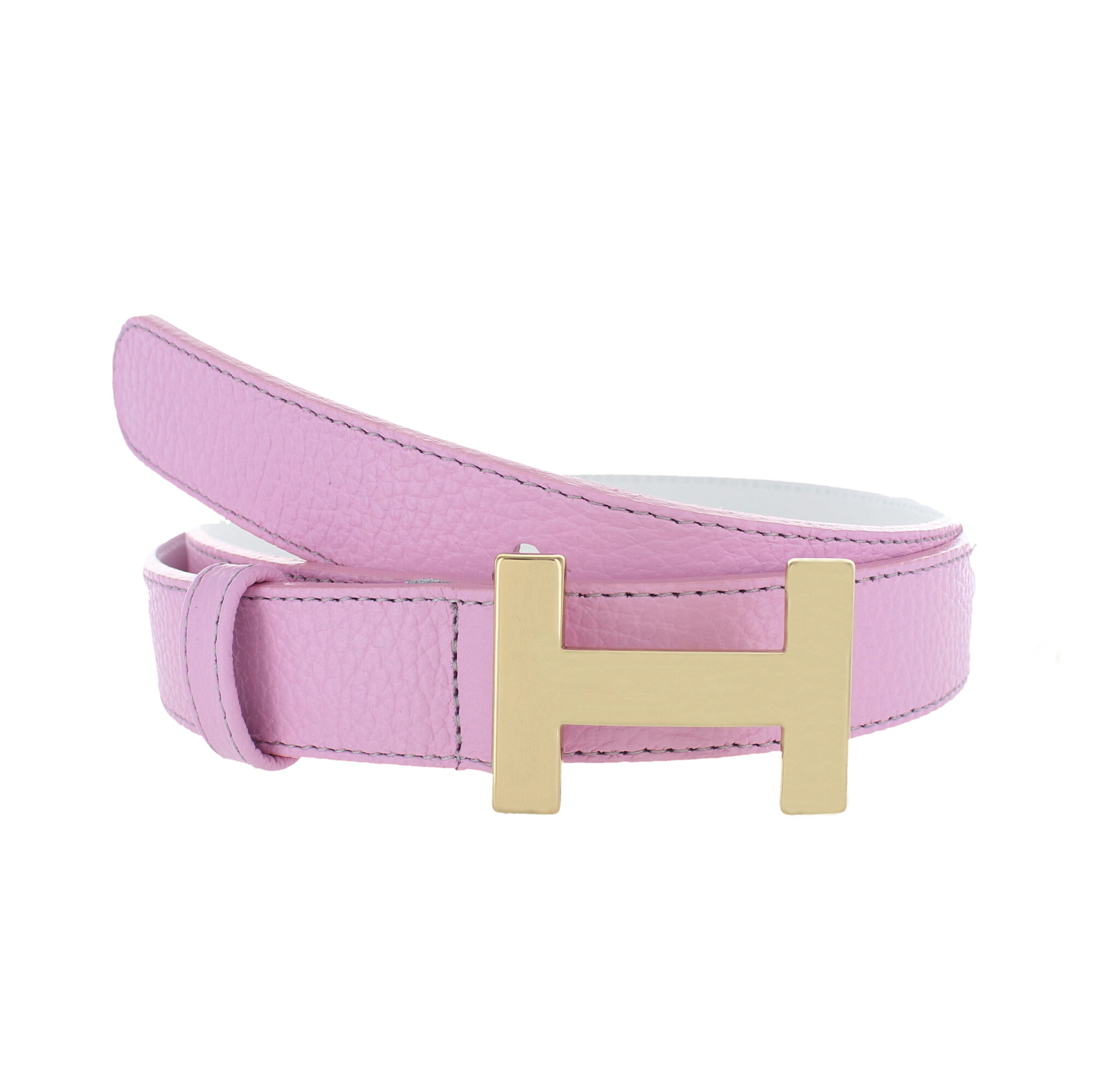 H.A.N Madeleine | Lederen damesriem 3cm | Rose