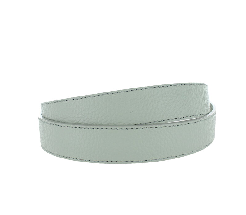 Cecile | Leren ceintuur 3cm | Mintgroen