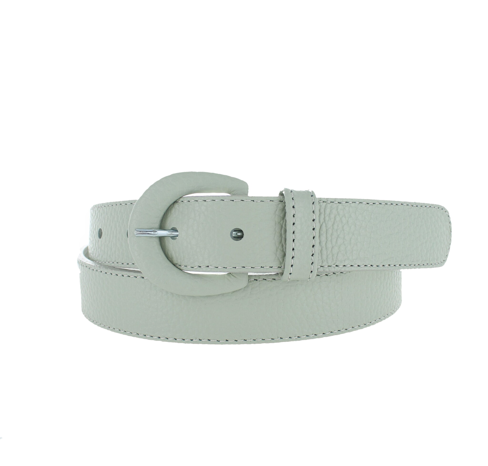 H.A.N Cecile | Leren ceintuur 3cm | Mintgroen