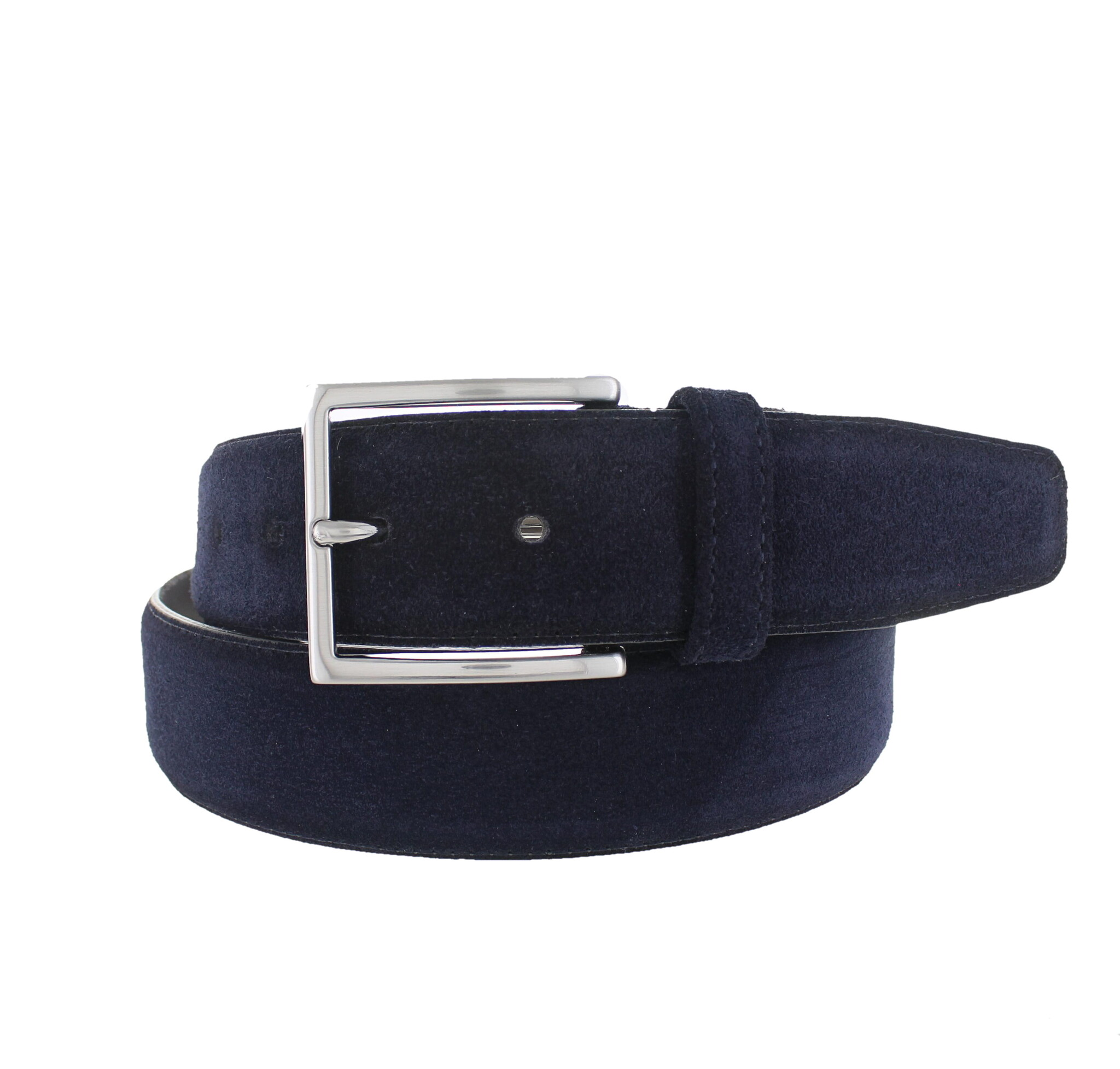 JOB86 Paolo | Premium suède riem 4cm | Donkerblauw