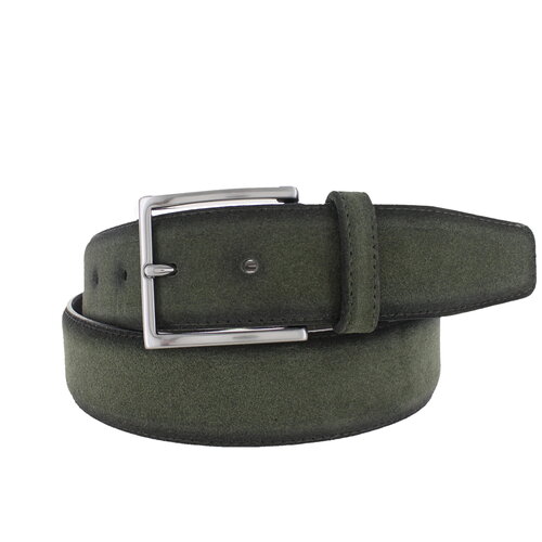  JOB86 Paolo | Premium Suede riem 4cm | Groen 