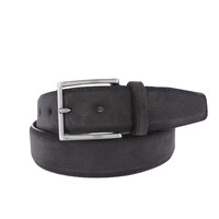 Paolo | Premium suède riem 4cm | Antraciet