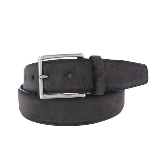  JOB86 Paolo | Premium Suede riem 4cm | Antraciet 
