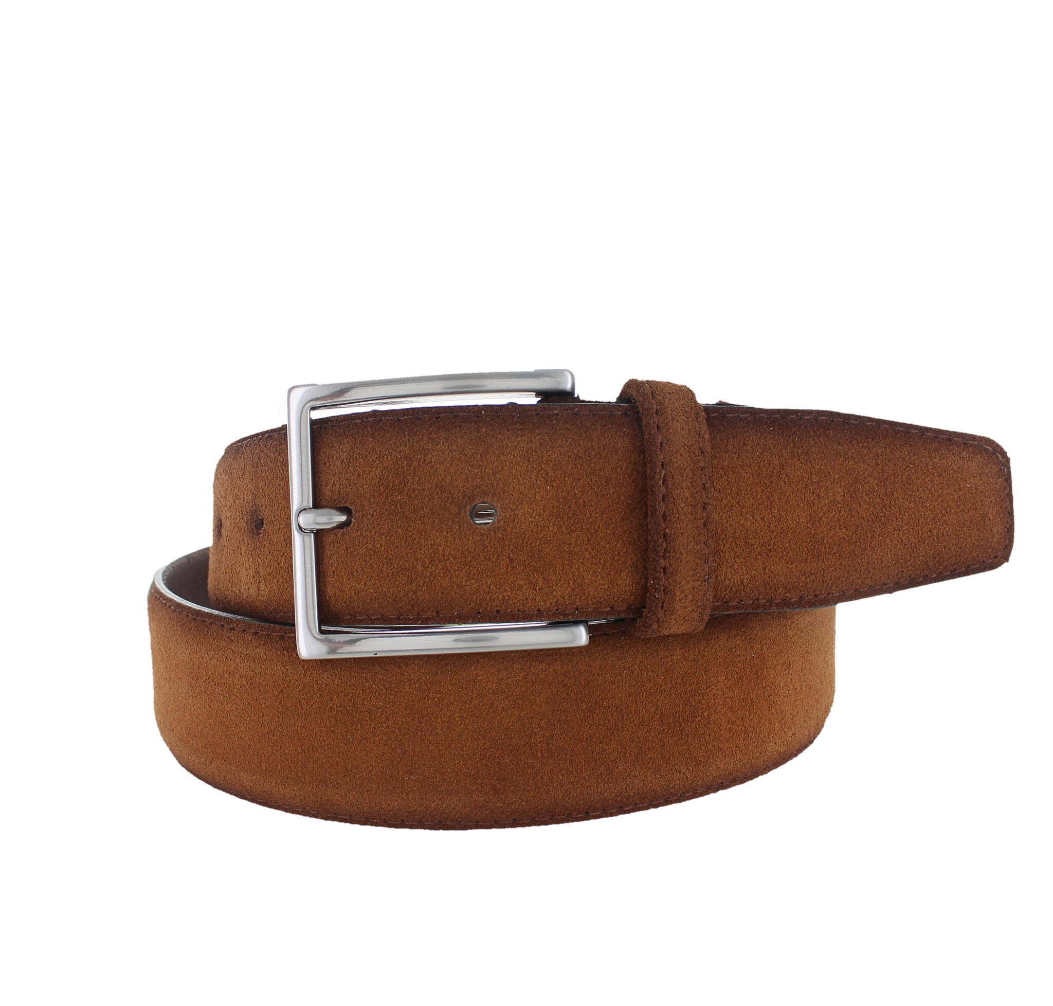 JOB86 Paolo | Premium suède riem 4cm | Cognac