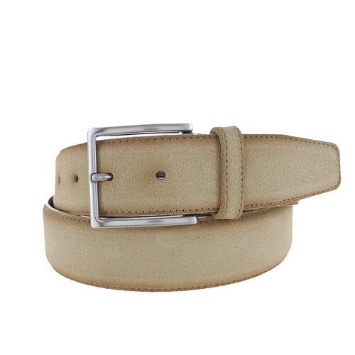  JOB86 Paolo | Premium Suede riem 4cm | Beige 