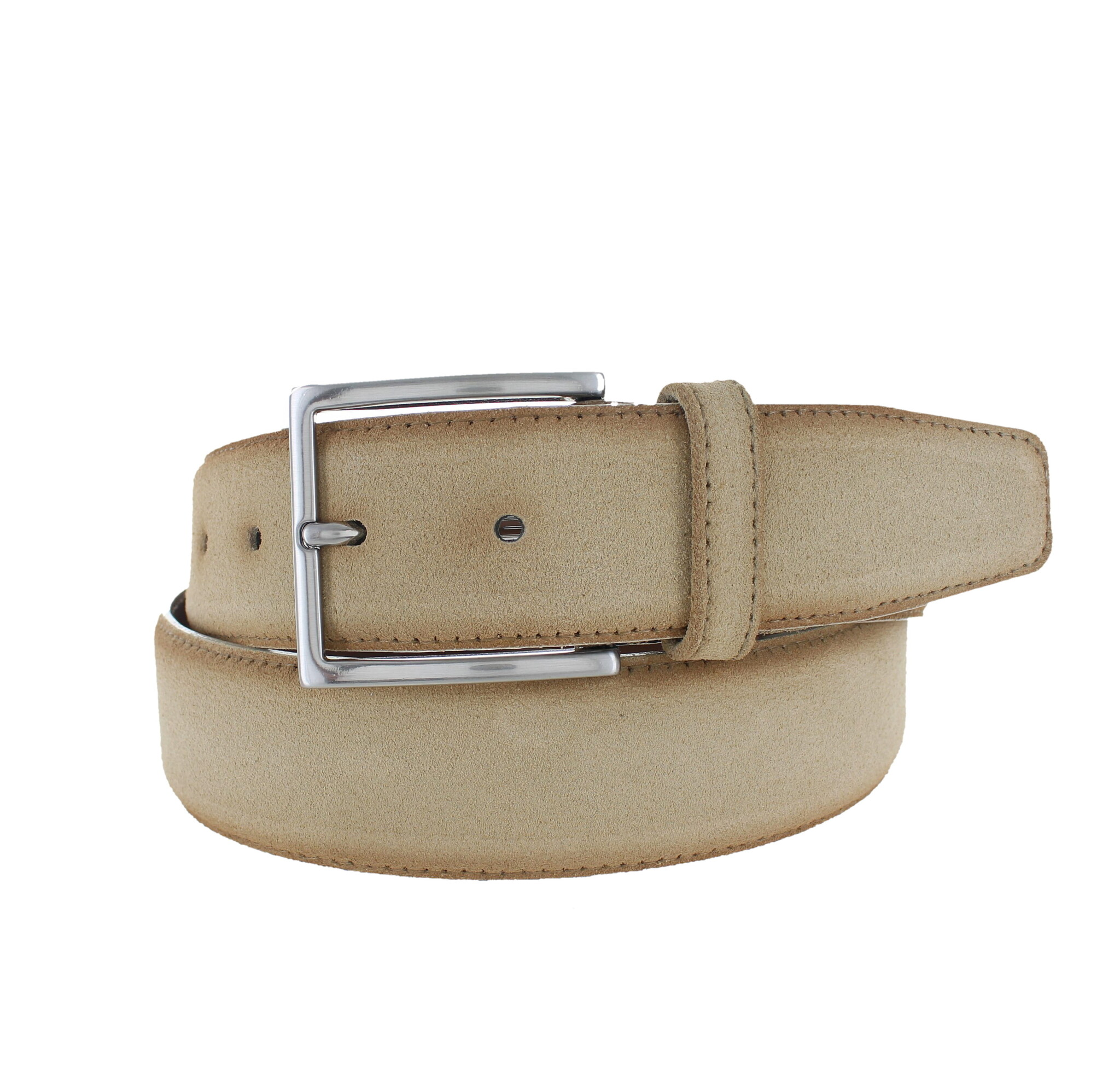 JOB86 Paolo | Premium suède riem 4cm | Beige
