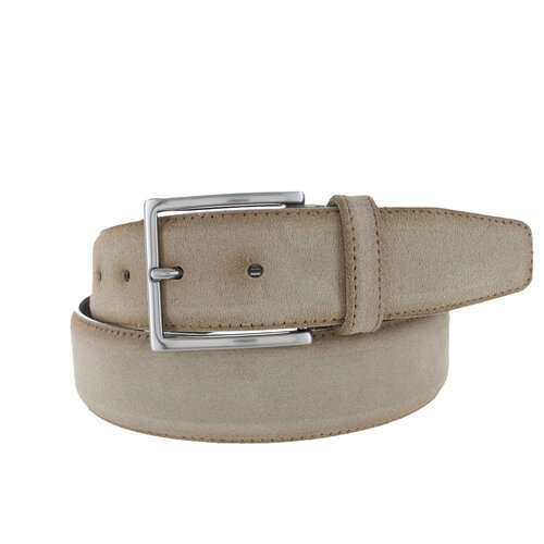  JOB86 Paolo | Premium Suede riem 4cm | Cement 