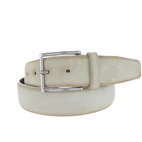  JOB86 Paolo | Premium Suede riem 4cm | Off-white 