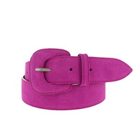 Yasmine | Suède damesriem 4cm | Fuchsia