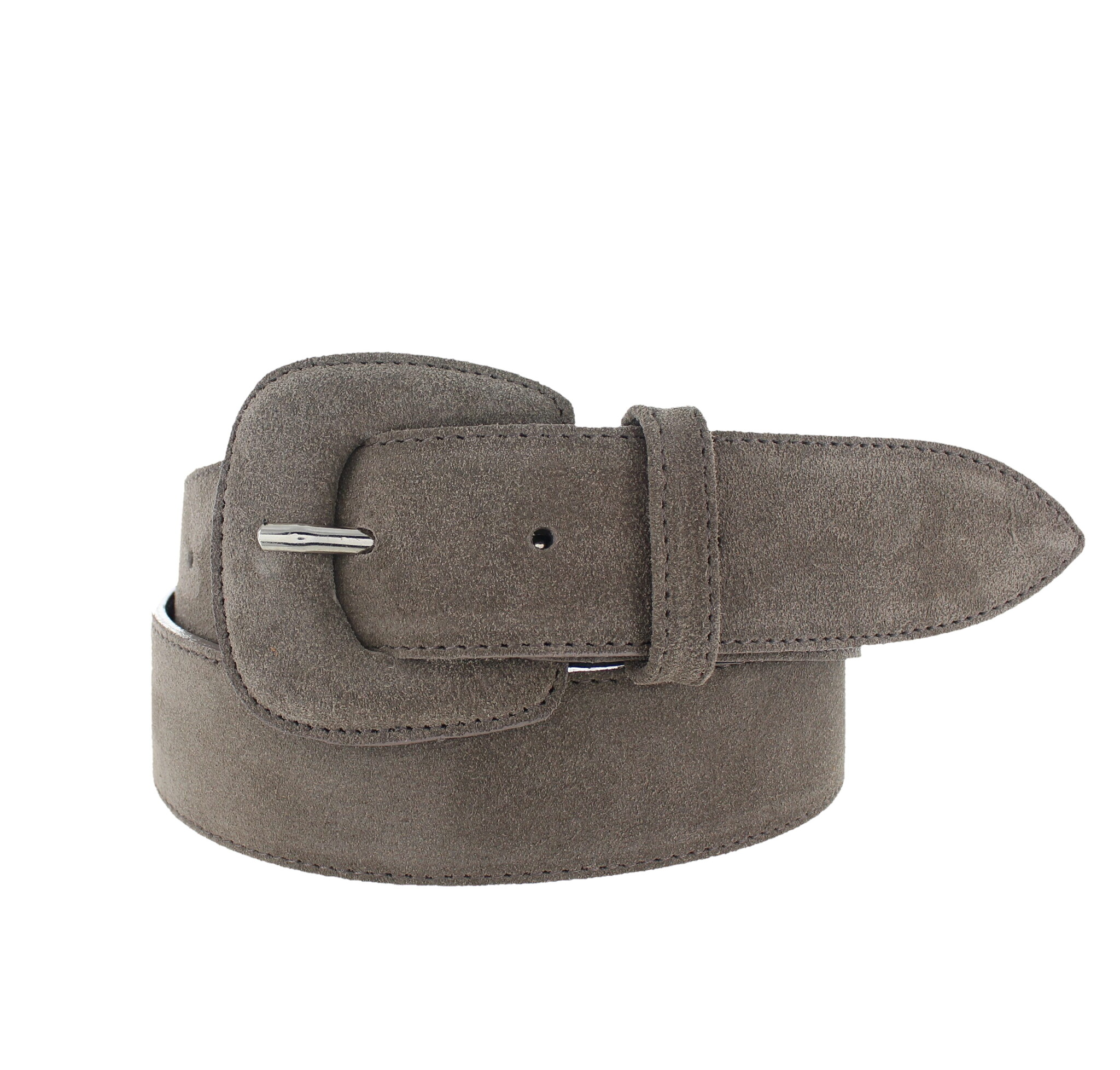 H.A.N Yasmine | Suède damesriem 4cm | Taupe