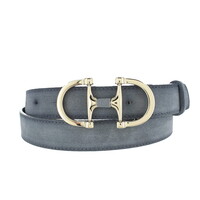 Sofia | Suede damesriem 3cm | Grijs