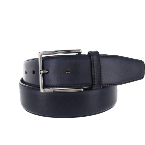  JOB86 Ermes | Casual lederen riem 4cm |  Blauw 