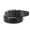 JOB86  Ermes | Casual lederen riem 4cm |  Zwart