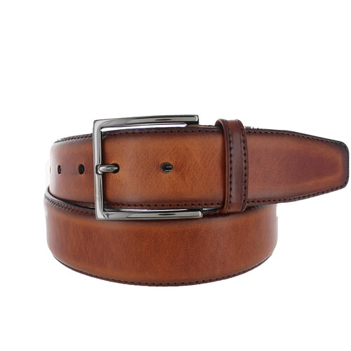  JOB86 Ermes | Casual lederen riem 4cm |  Cognac 