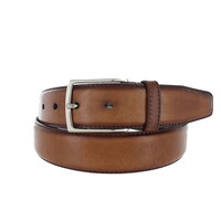 Tudor | Geklede herenriem 3,5cm |  Bruin