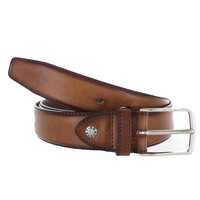 Tudor | Geklede herenriem 3,5cm |  Bruin
