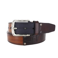 Enzo |  Multi jeans riem 4cm | Multicolour