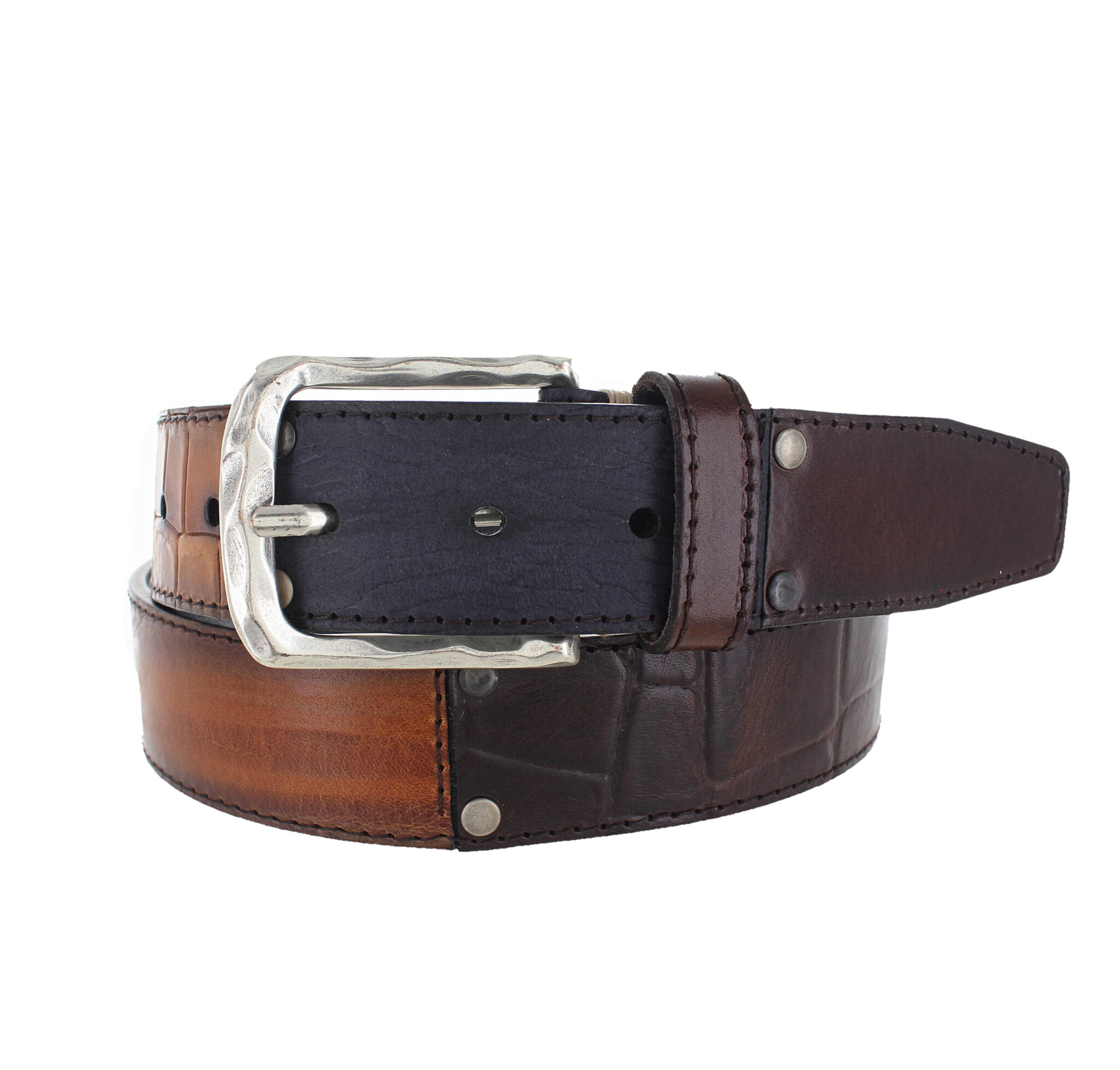 JOB86 Enzo | Multi jeans riem 4cm | Multicolour