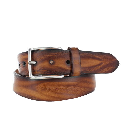  JOB86 Lorenzo | Leren heren jeansriem | Cognac 