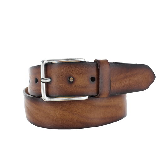  JOB86 Lorenzo | Leren heren jeansriem | Bruin 