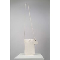 Stijlvolle lederen crossbodytas | Wit
