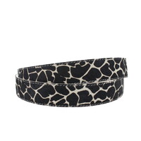 Nala | Damesriem print 3cm | Zwart-Wit