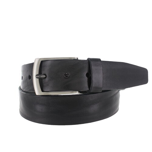  JOB86 Filippo | Leren herenriem 3,5cm | Zwart 