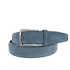 BRADBURY Guiseppe | Nubuck herenriem 3,5cm | Blauwgrijs