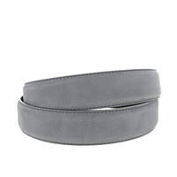 Guiseppe | Nubuck herenriem 3,5cm | Grijs