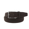BRADBURY Guiseppe | Nubuck herenriem 3,5cm | Donkerbruin