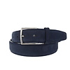 BRADBURY Guiseppe | Nubuck herenriem 3,5cm | Donkerblauw