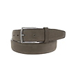 BRADBURY Guiseppe | Nubuck herenriem 3,5cm | Taupe