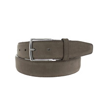 Guiseppe | Nubuck herenriem 3,5cm | Taupe