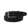 BRADBURY Guiseppe | Nubuck herenriem 3,5cm | Zwart