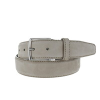 Guiseppe | Nubuck herenriem 3,5cm | Beige