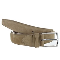 Guiseppe | Nubuck herenriem 3,5cm | Camel