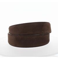 Fausto | Nubuck ceintuur 4cm | Bruin