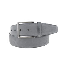 Fausto | Nubuck ceintuur 4cm | Grijs