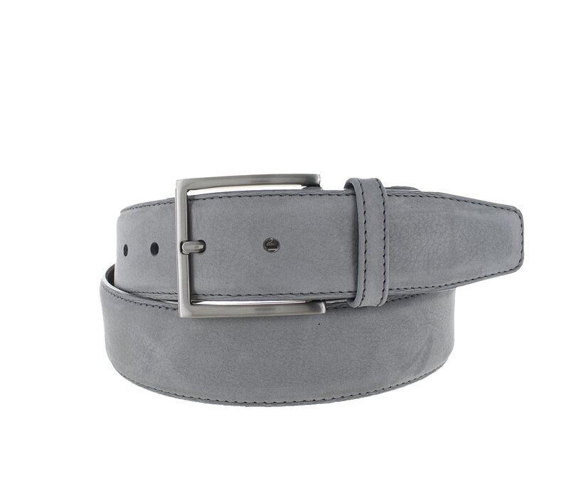 Fausto | Nubuck ceintuur 4cm | Grijs