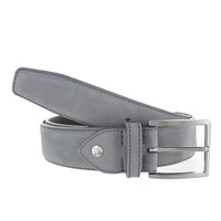Fausto | Nubuck ceintuur 4cm | Grijs