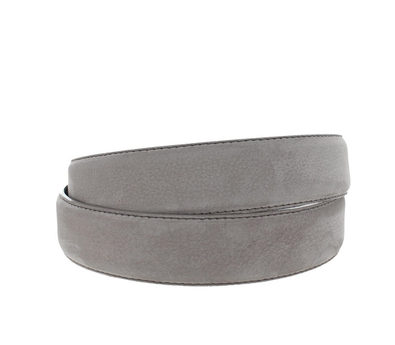 Fausto | Nubuck ceintuur 4cm | Taupe