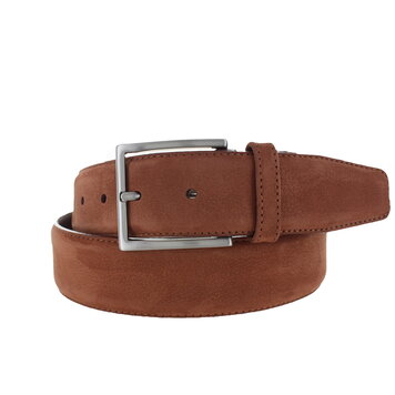 JOB86 Fausto | Nubuck ceintuur 4cm | Cognac