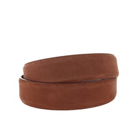 Fausto | Nubuck ceintuur 4cm | Cognac
