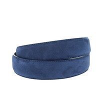 Fausto | Nubuck ceintuur 4cm | Blauw