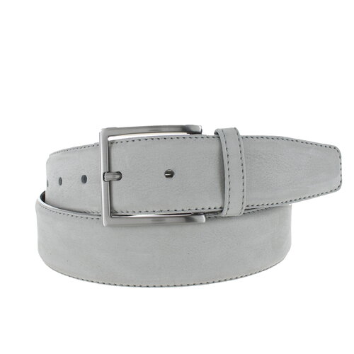  JOB86 Fausto | Nubuck ceintuur 4cm | Lichtgrijs 