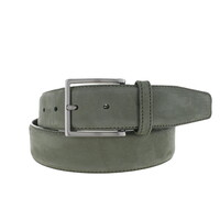 Fausto | Nubuck ceintuur 4cm | Groen