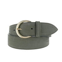 Emma | Nubuck damesriem 4cm | Groen